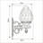 Lycius 1-Light Outdoor Armed Sconce