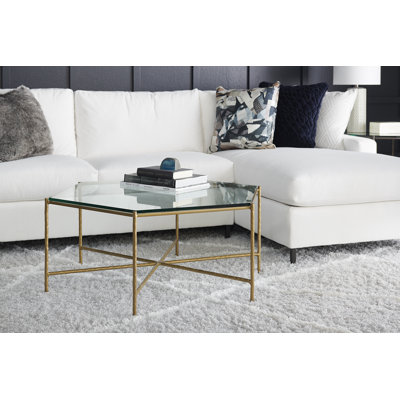 Athena Glass Top Coffee Table