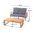 PALOMA LOVESEAT+COFFEE TABLE