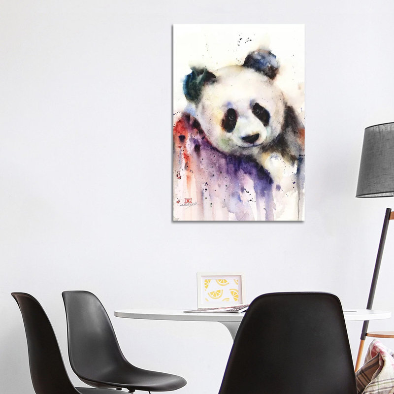 Panda by Dean Crouser - Painting on Canvas, Wrapped Canvas, 66.04 cm H x 45.72 cm W x 3.175 cm D