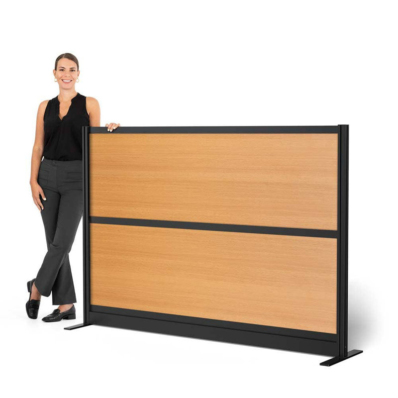 Système de cloison modulaire Harmony Beechwood, H 70 po x L 48 po