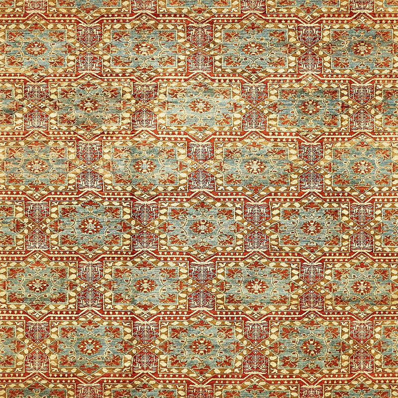 Abstract Indoor Rug, Square 7'
