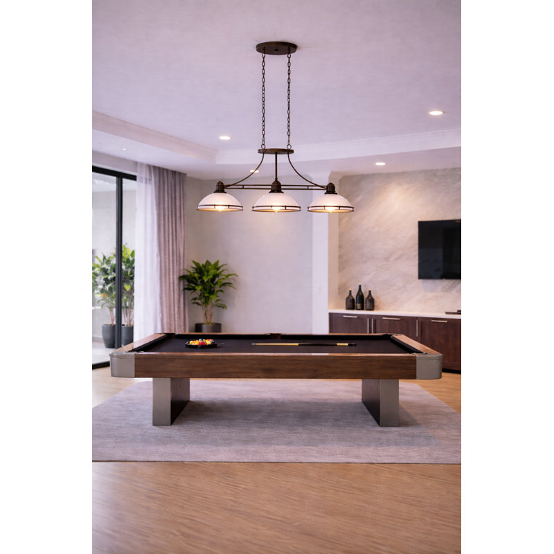 Bruhn 3 - Light Pool Table Linear Pendant By RAM Game Room