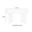 French-style simple household console table.-811489014
