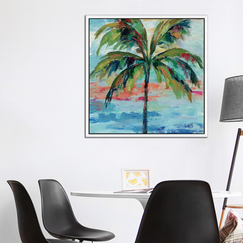 Silvia Vassileva - Print on Canvas, White Floater Framed, 45.72 cm H x 45.72 cm W x 4.445 cm D