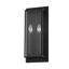 Grande applique murale d'extérieur 1 lumière Cadboro - Noir texturé-1972483492