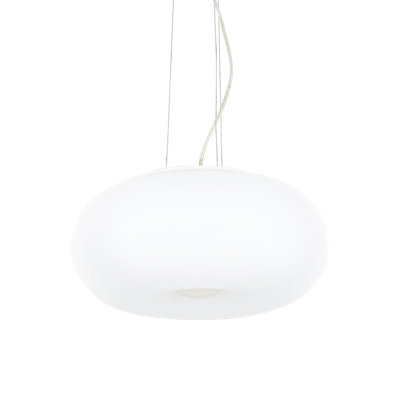 Ulisse 3 - Light White Shaded Pendant
