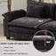 Adonia 154" Oversized U Shaped Sectional Sofa, Comfy Cloud Couch Deep Sectional Sofa with Ottomans for Living Room-1043239661