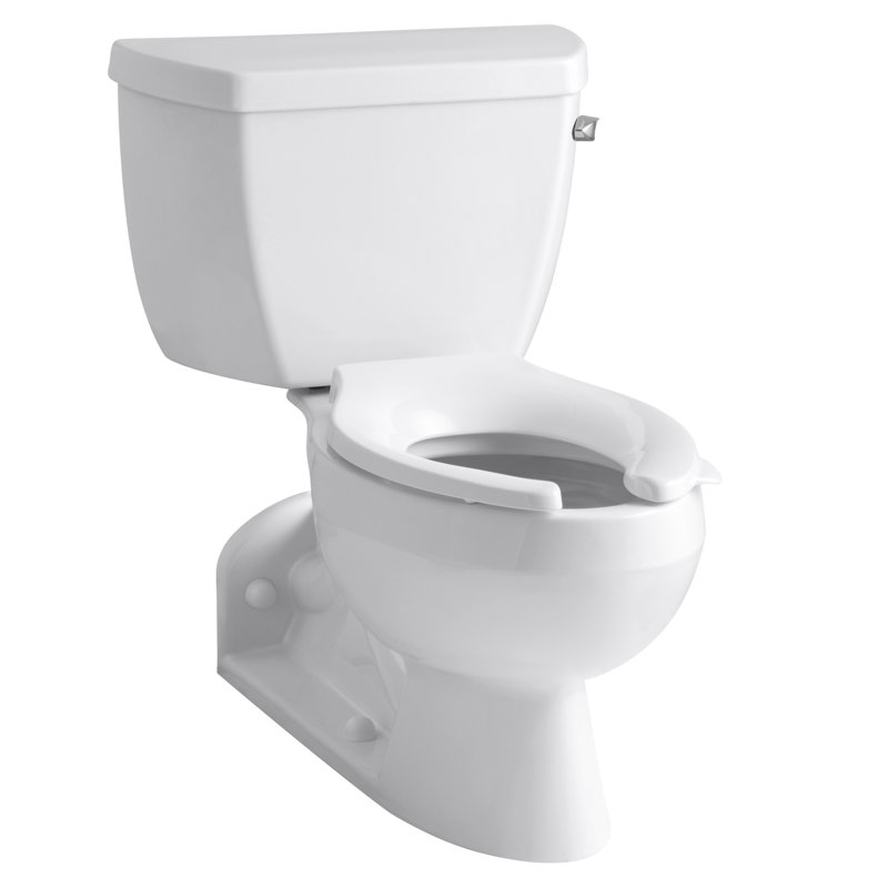 Barrington™ Elongated Two-Piece Toilet, Right-Hand, White