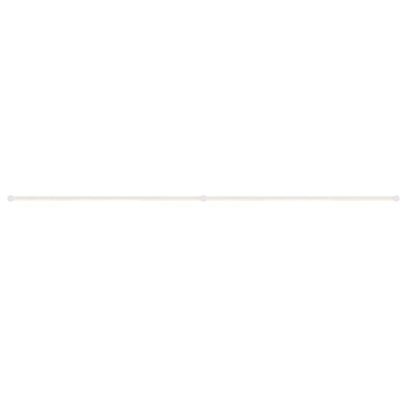 Satin White Purolinear LED Dimmable Wall Sconce in Chrome
