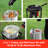 Feasto Outdoor Cooking Series Premium Aluminum Pots 30 Qt. Turkey Fryer And 10 Qt. Fish Fryer Boiler Steamer Set,Auto Ignition