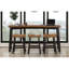 2 tabourets de comptoir en bois d'hévéa massif, style transitionnel, 2 pièces-2031535996-2031535998