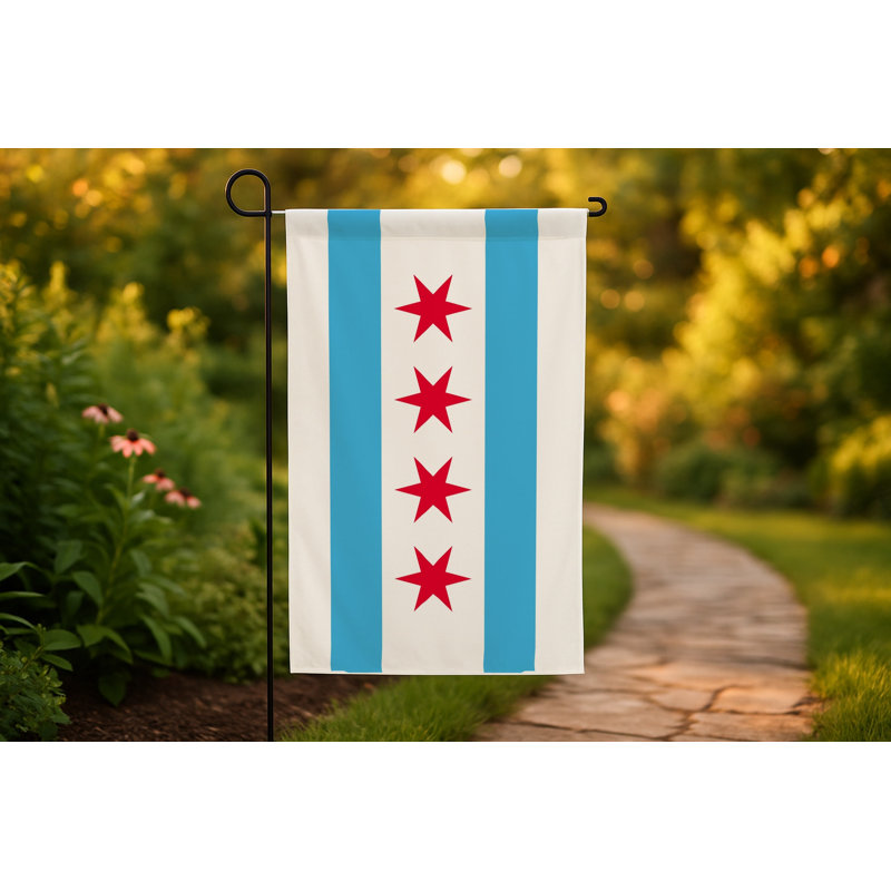 Drapeau de Chicago - drapeau extérieur
