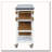 Foldable Outdoor Kitchen Island Patio Kitchen Island Outdoor Kitchen Cart Portable Prep Station with Lockable Wheels-124448396