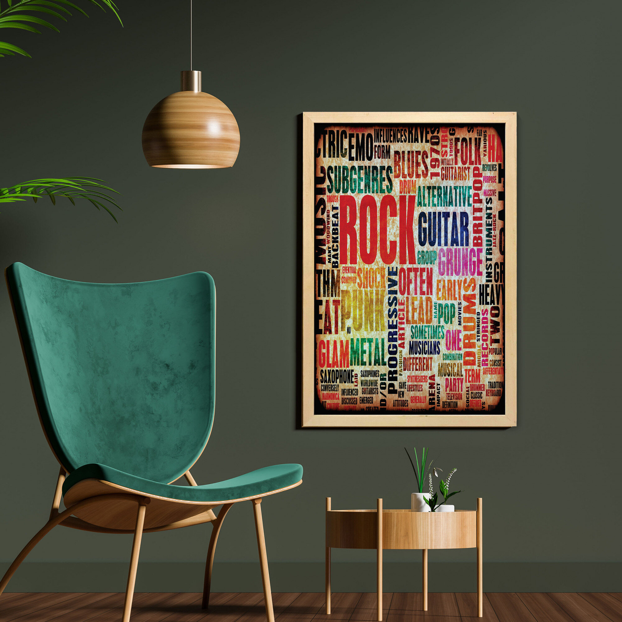 Vintage rock poster with Grunge background. This artwork can be