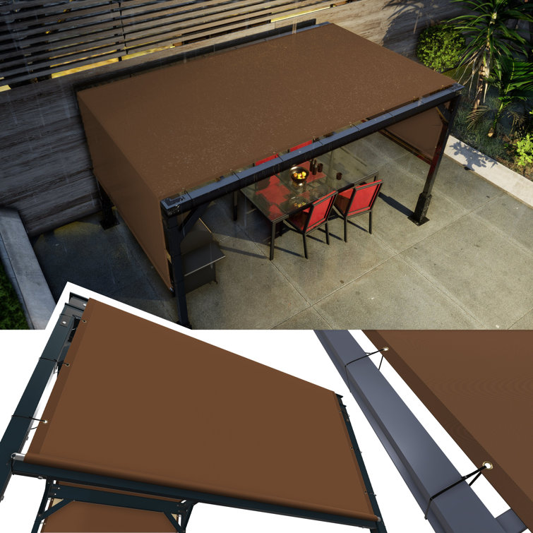 Amgo Customize Waterproof Pergola Canopy Replacement Cover, 95% UV Blockage