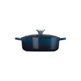 Le Creuset Signature Cast Iron Round Wide Oven, 3.5qt. - Nuit