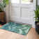 Machine Washable Indoor/Outdoor Cinead ACN1700 Teal Rug