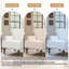 Fauteuil en mélange de coton gris Iliana-1628265269