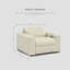 Fauteuil inclinable électrique en cuir fleur 49,5 po avec repose-tête réglable-1434957128
