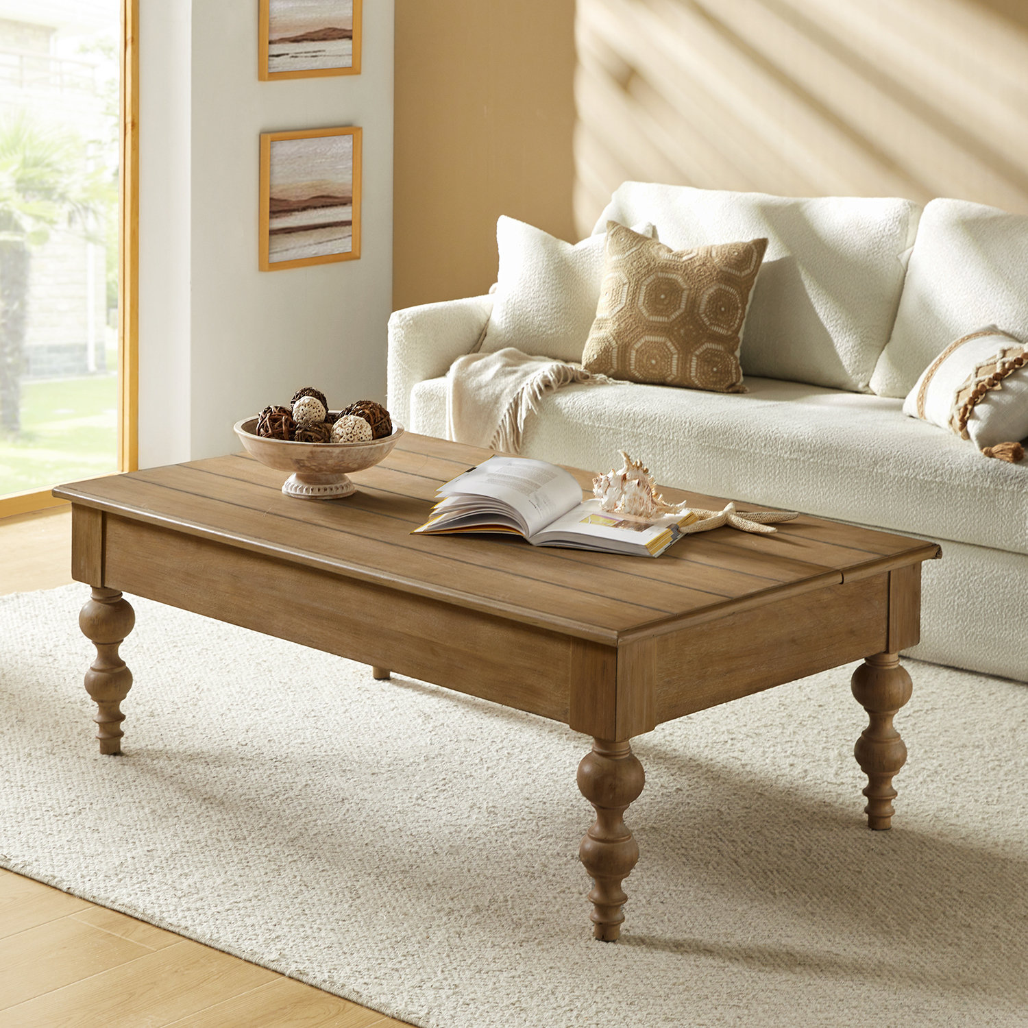 Aristidh Rectangular Coffee Table