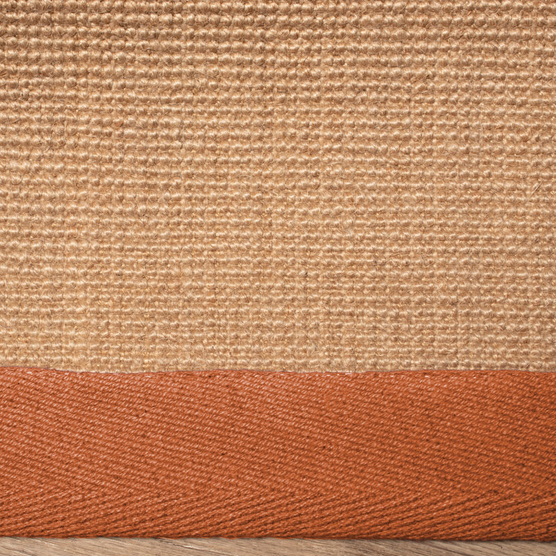 Tapis rouille noué à la main Malden, Rectangle 4 pi x 6 pi