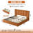 Juanetta Upholstered Platform Storage Bed with 4 Drawers-801241546-804073252