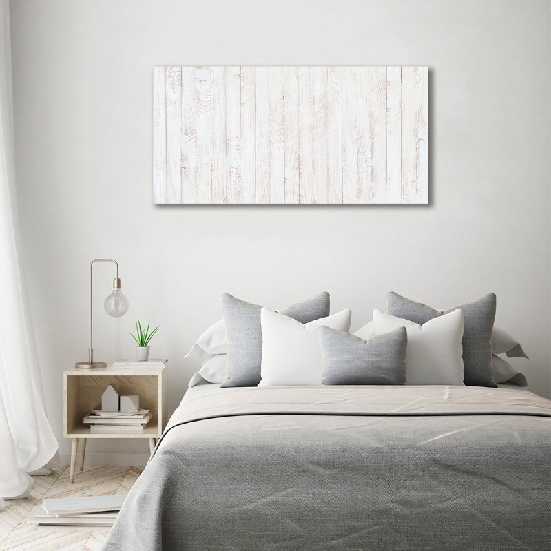 Wooden Background - Wrapped Canvas Print