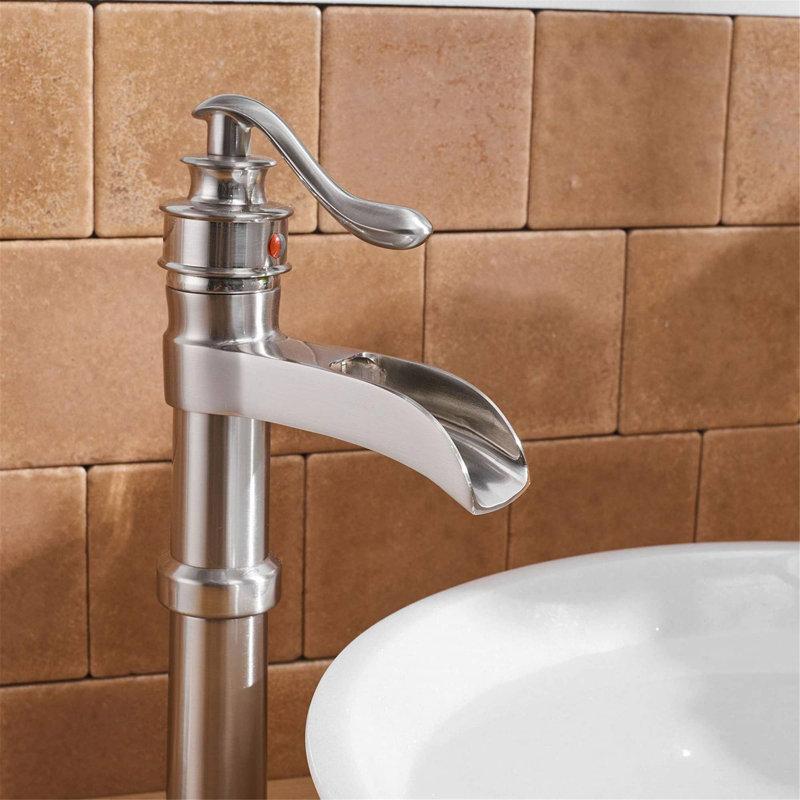 Vessel Sink Faucet Single-handle Bathroom Faucet, Brushed Nickel