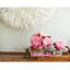 Peony Blossom in Glass Vase-65934996