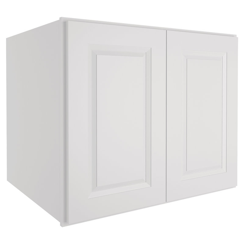 Armoire murale standard en contreplaqué, Style Shaker gris anthracite, H 24 po x l 30 po x P 24 po