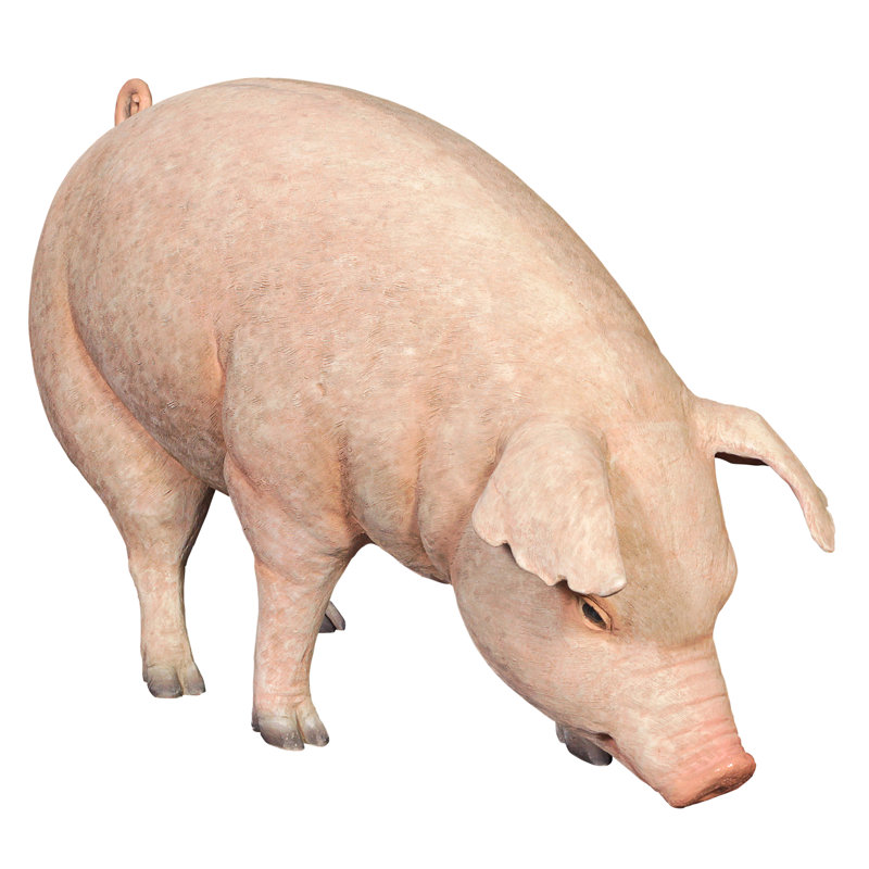 Statue de cochon de ferme divin