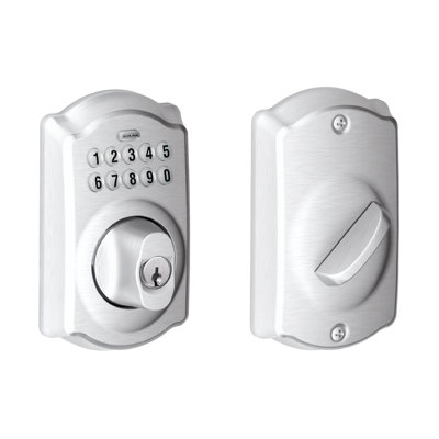 Schlage Keypad Deadbolt with Camelot Trim