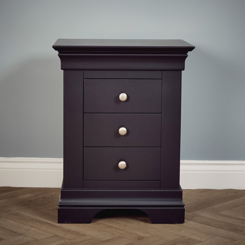 50 cm W Solid Wood Bedside Table
