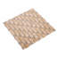 Textured Mini Brick Basketweave Glass Mosaic Tile-61189511