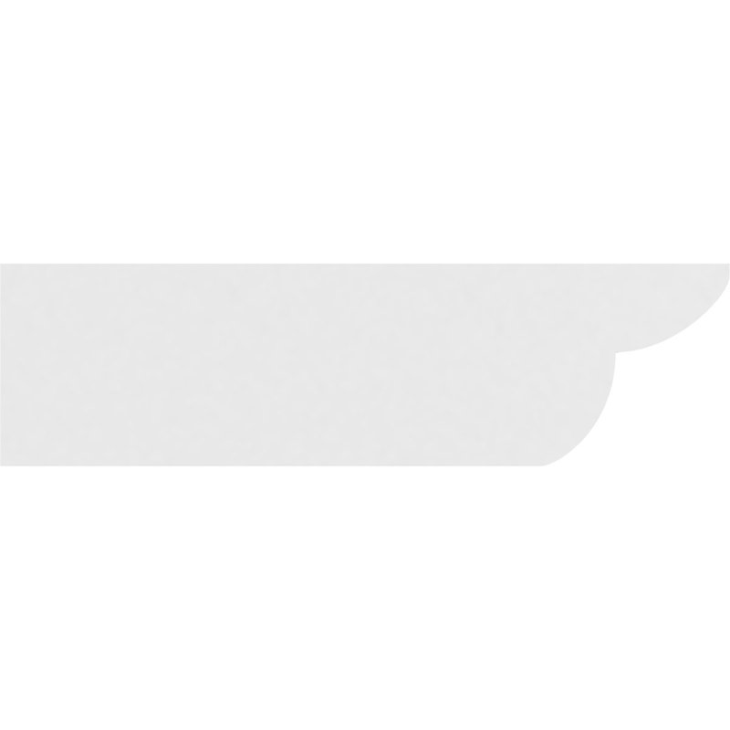 6"W x 10"H x 36"L Standard Crestline Architectural Grade PVC Rafter Tail, 10"H x 6"W x 36"D
