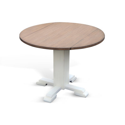 August Grove Drop Leaf Round Table