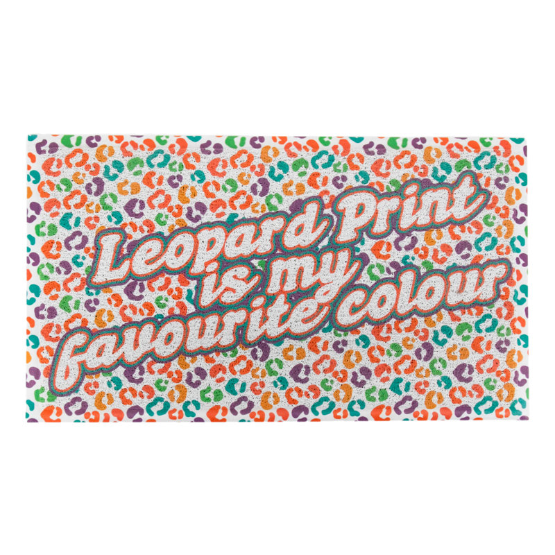 Basnti Non-Slip Animal Print Indoor Doormat