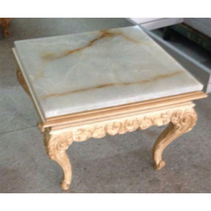 Satsuma Marble End Table