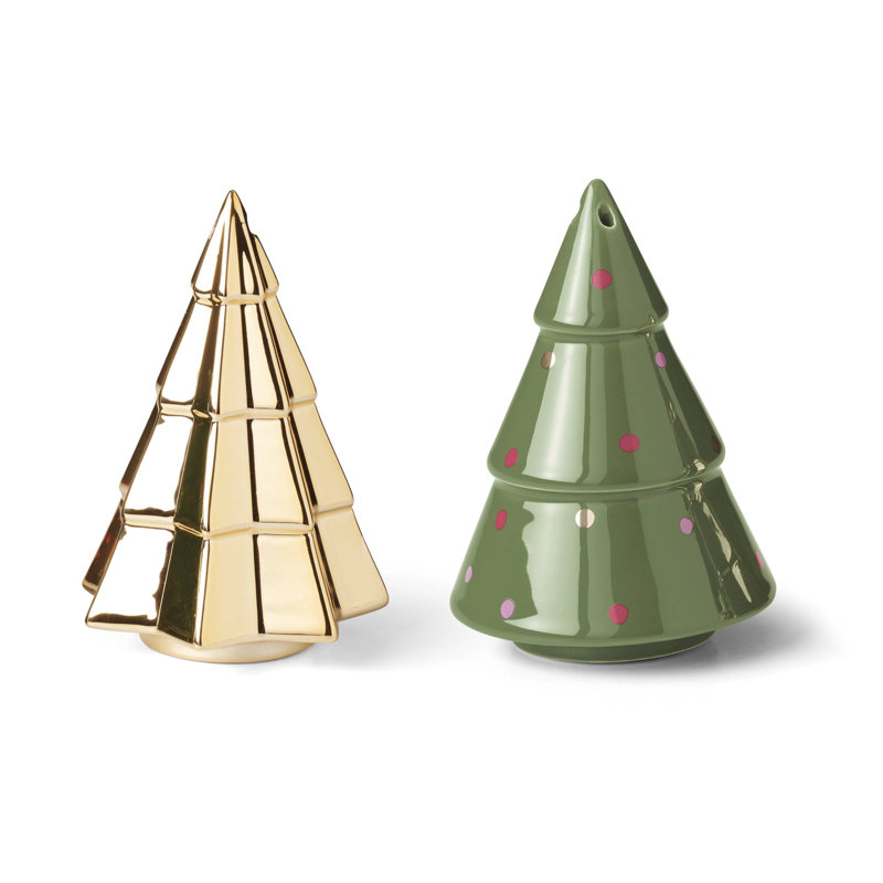 Figural Evergreen Tree Salt & Pepper Set