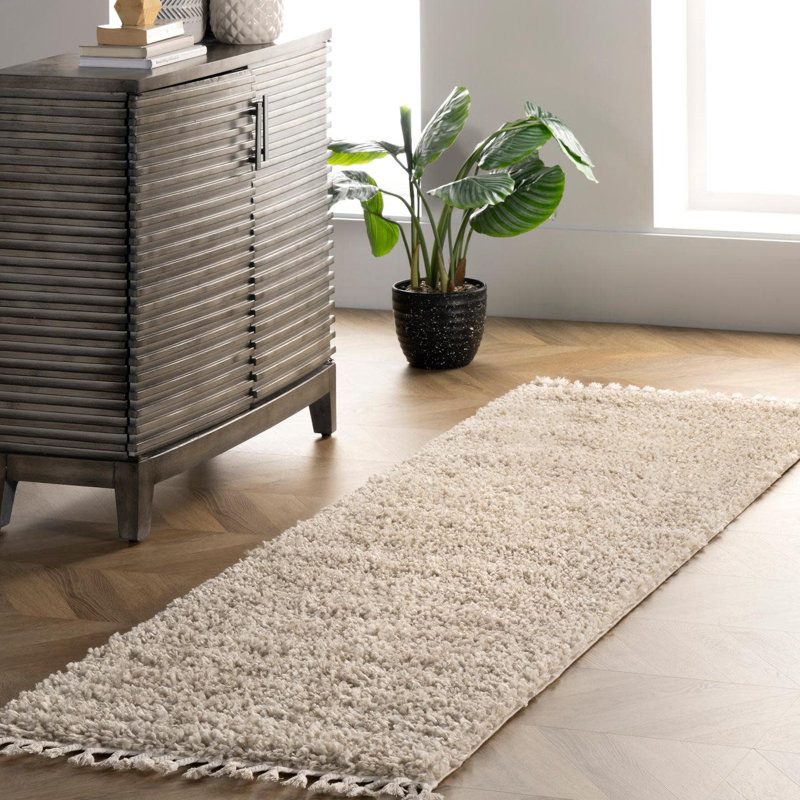 Solid Colour Area Rug, Oval 122 x 183cm