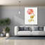 «Garden Poppy On White» par Danhui Nai, art mural sur toile-494903222