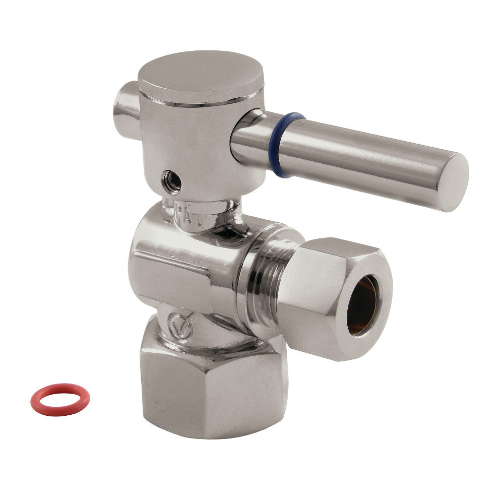 Kingston Brass Concord 1/2-Inch FIP x 3/8-Inch OD Comp Quarter-Turn Angle Stop Valve Kingston Brass 