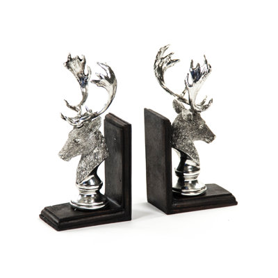 Deer Head Bookends