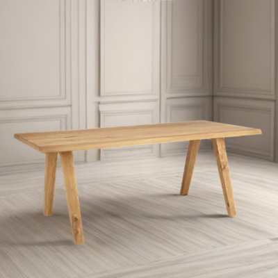Solid wood simple dining table