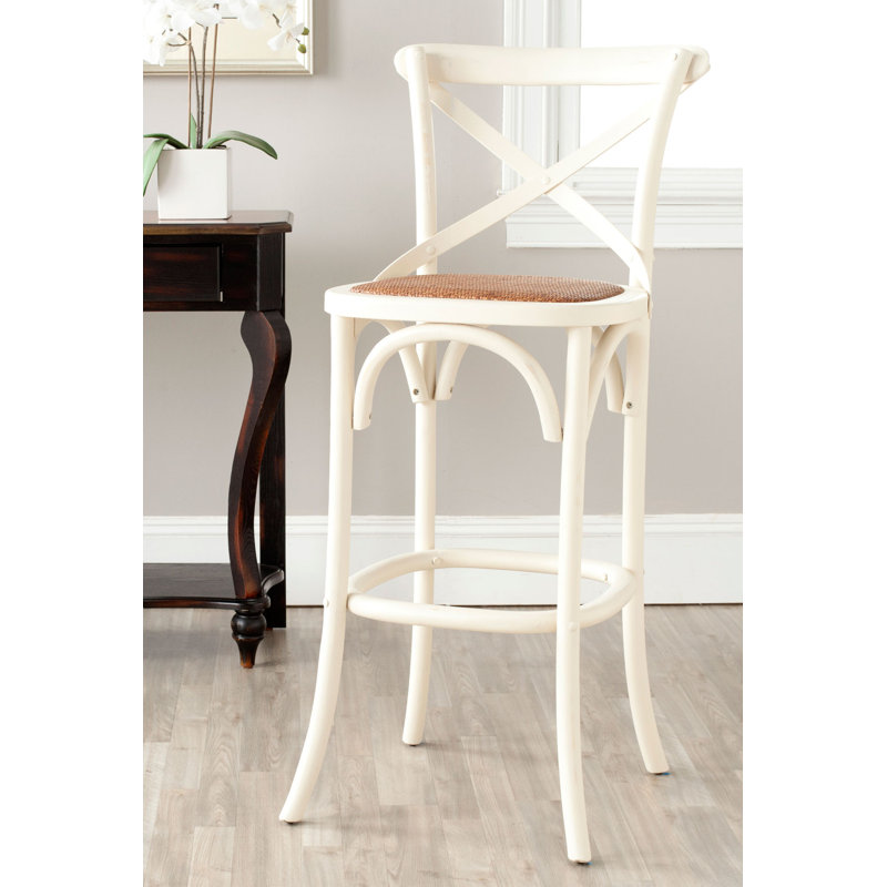 Tabouret de bar Willena, Tabouret de bar (siège d'une hauteur de 30 po), Brun clair