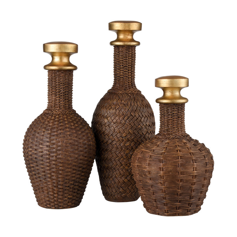 Ensemble de 3 bouteilles Duin - brun