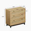 Commode de rangement moderne en corde tissée pour chambre à coucher, salon (ensemble de 2)-2057625200
