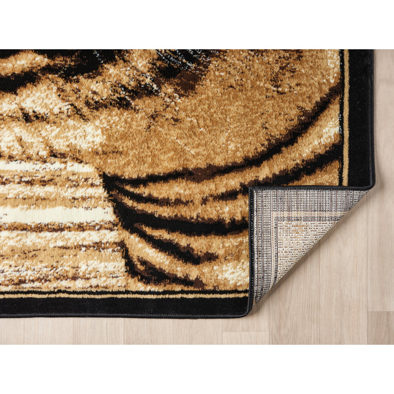 Eberhard White Tiger 5'3"x7'3" Area Rug