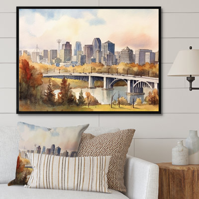 Edmonton Edmonton - art mural canadien sur toile